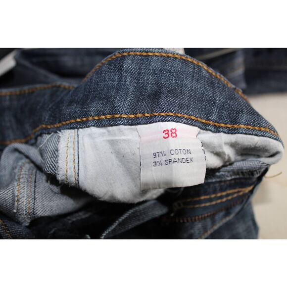 Miss Anna Jeans Paris Designer Low Rise Straight Leg size France 38 US 8 - Picture 8 of 16